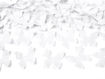 Picture of CONFETTI CANNON WITH BUTTERFLIES WHITE 40CM